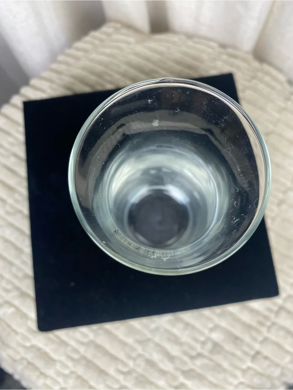 Vintage 90s Cameo Crystal Hand Cut Etched Hearts Bud Vase - Made in Turkey
